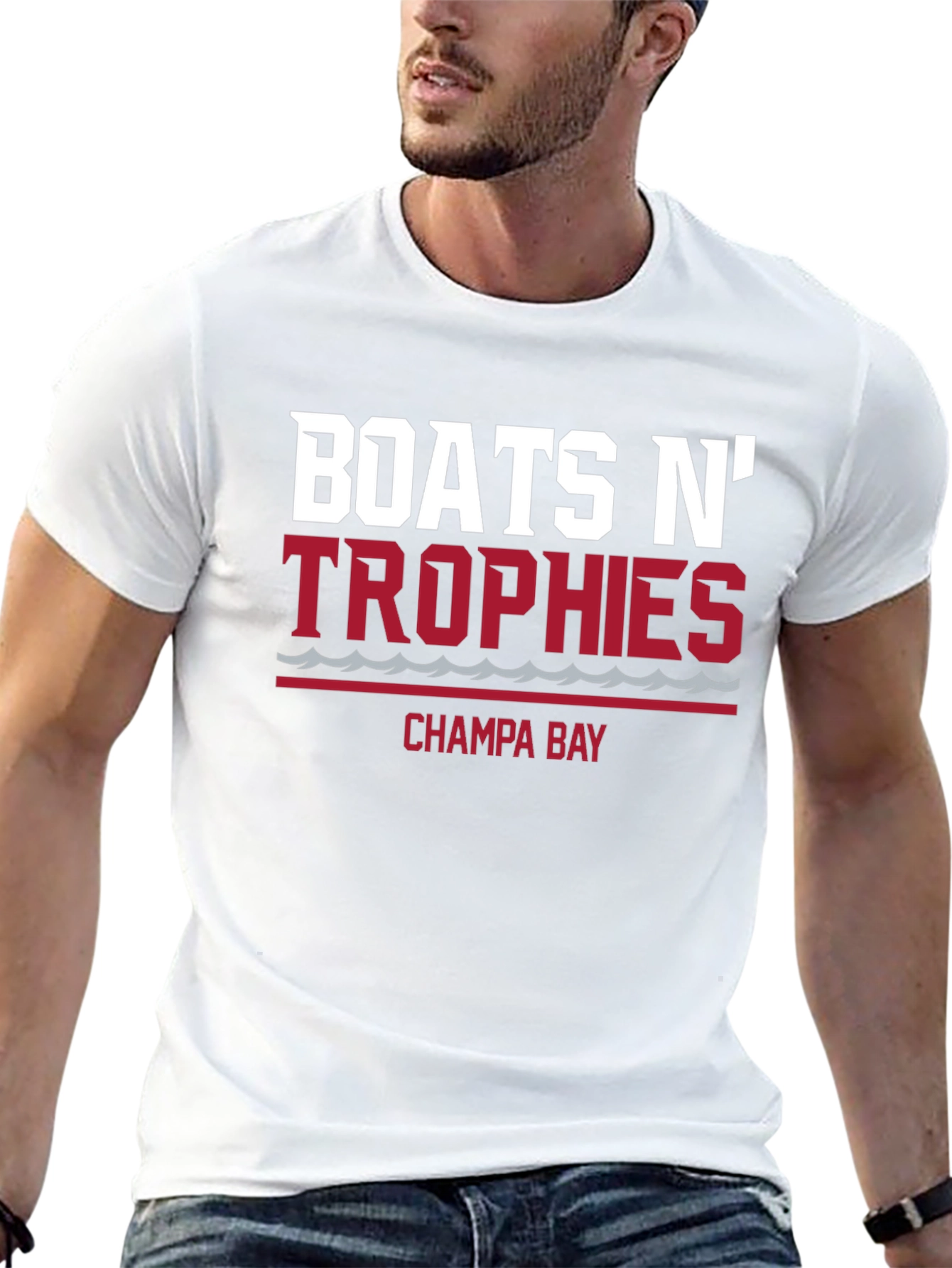 Boats N Trophies Champa Bay Black T-Shirt