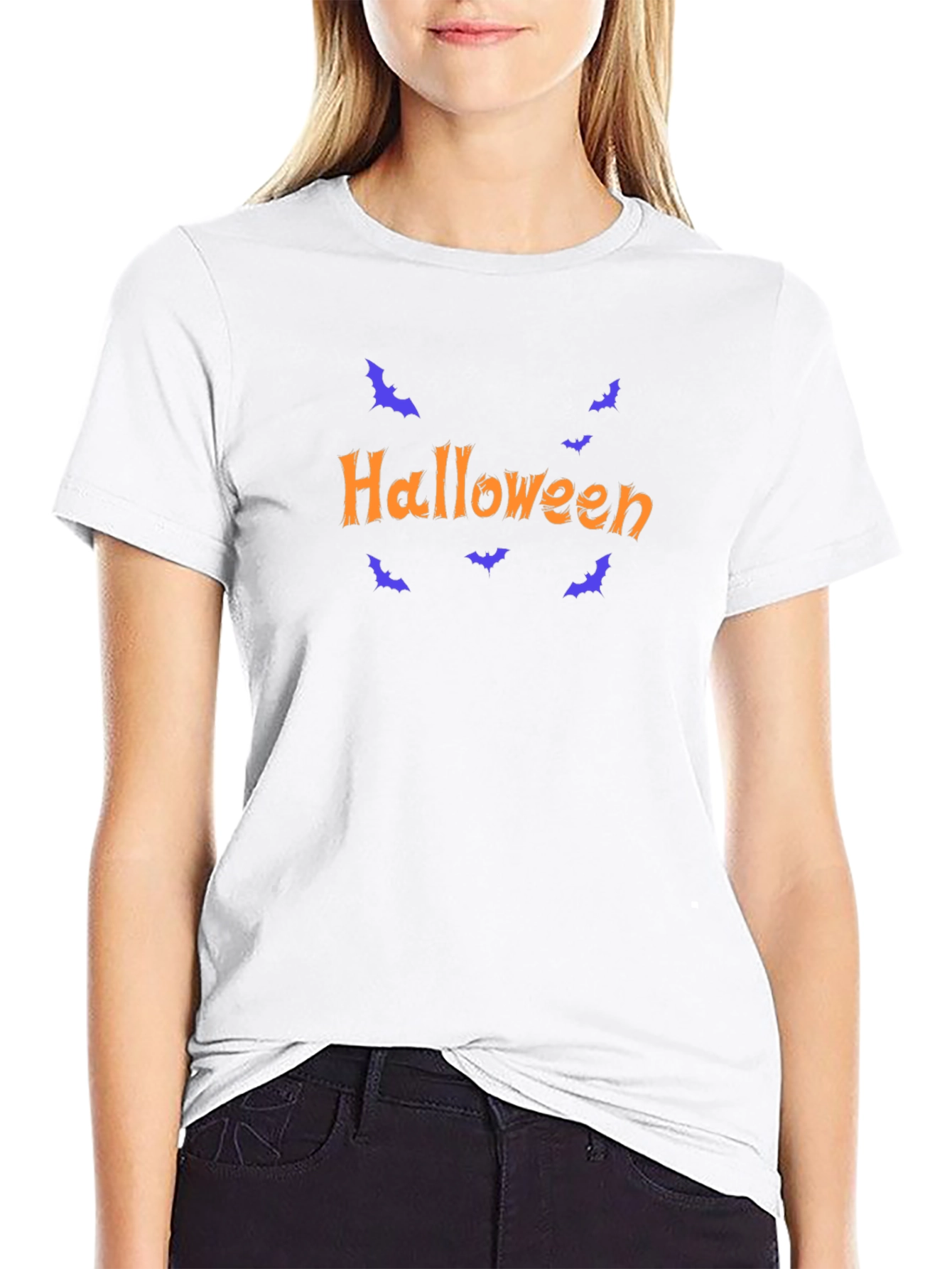 Halloween Bats T-Shirt - Black