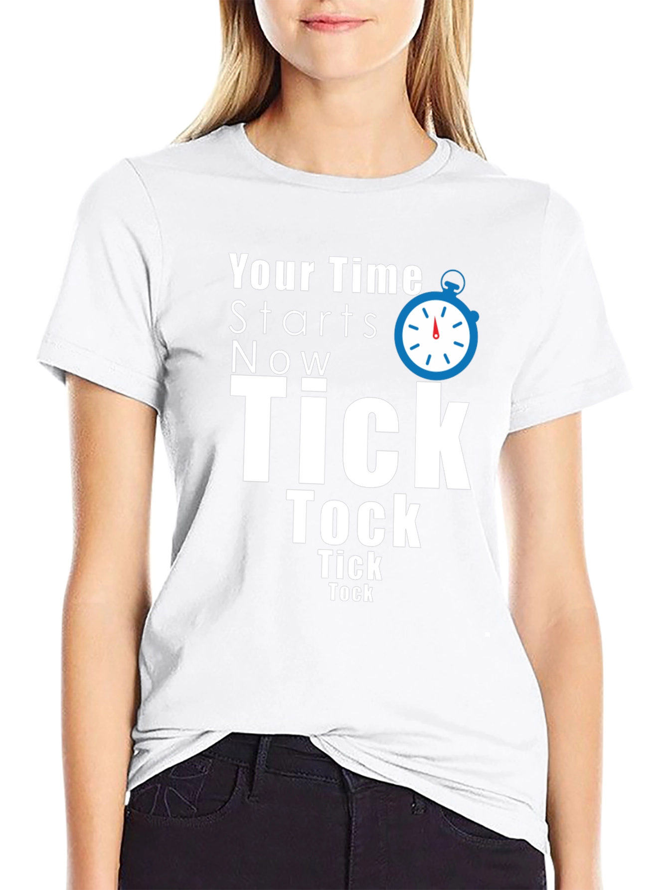 Your Time Starts Now Black T-Shirt