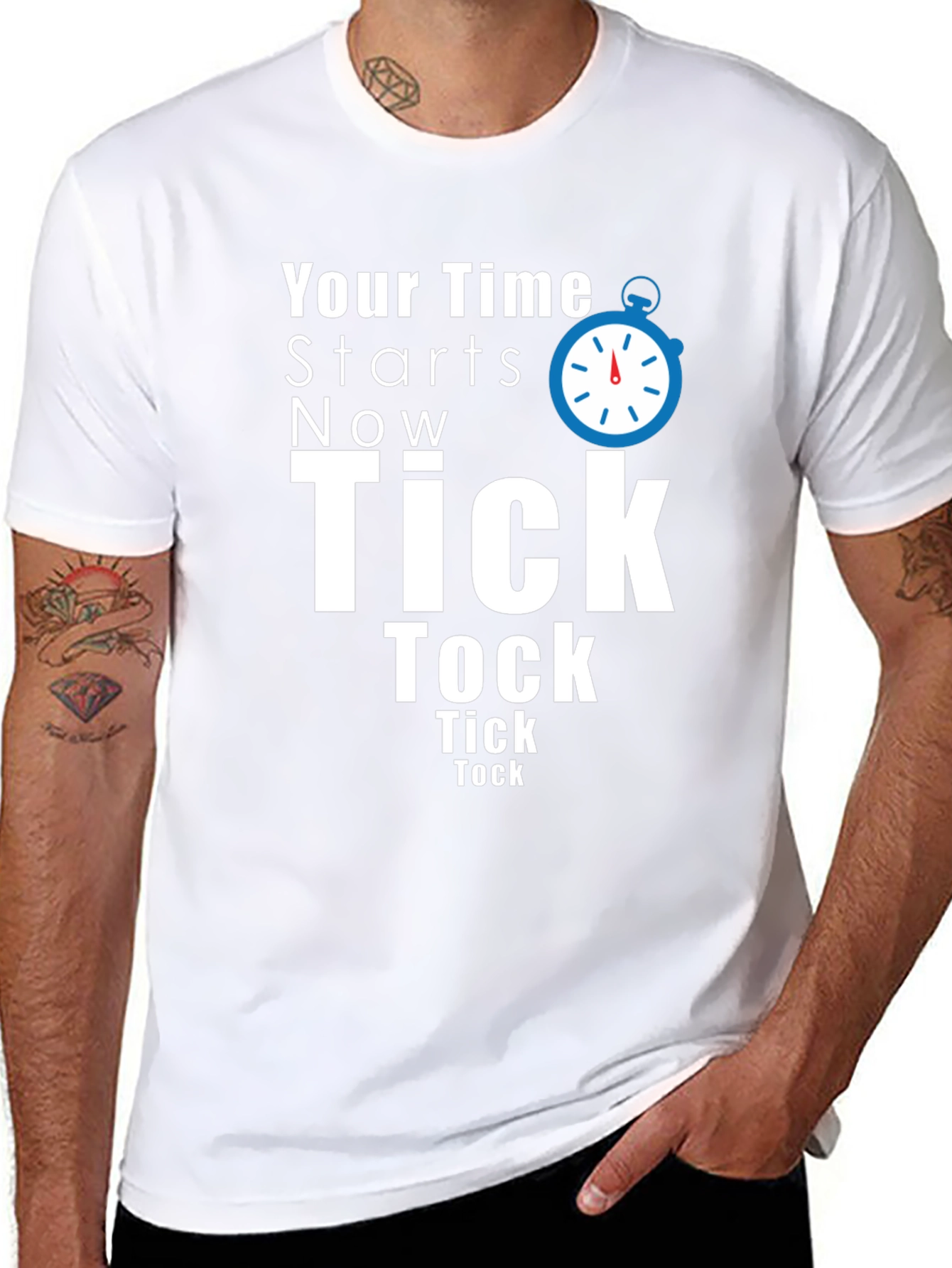 Your Time Starts Now Black T-Shirt