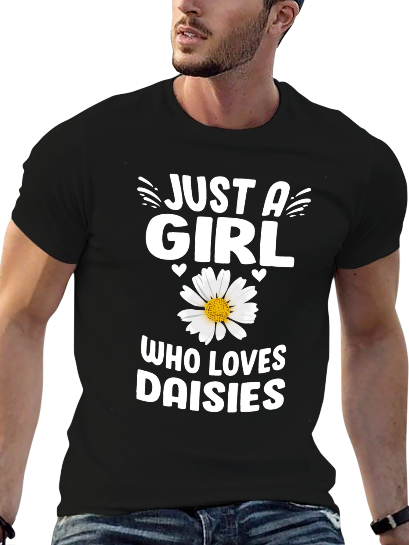 Just A Girl Who Loves Daisies T-Shirt