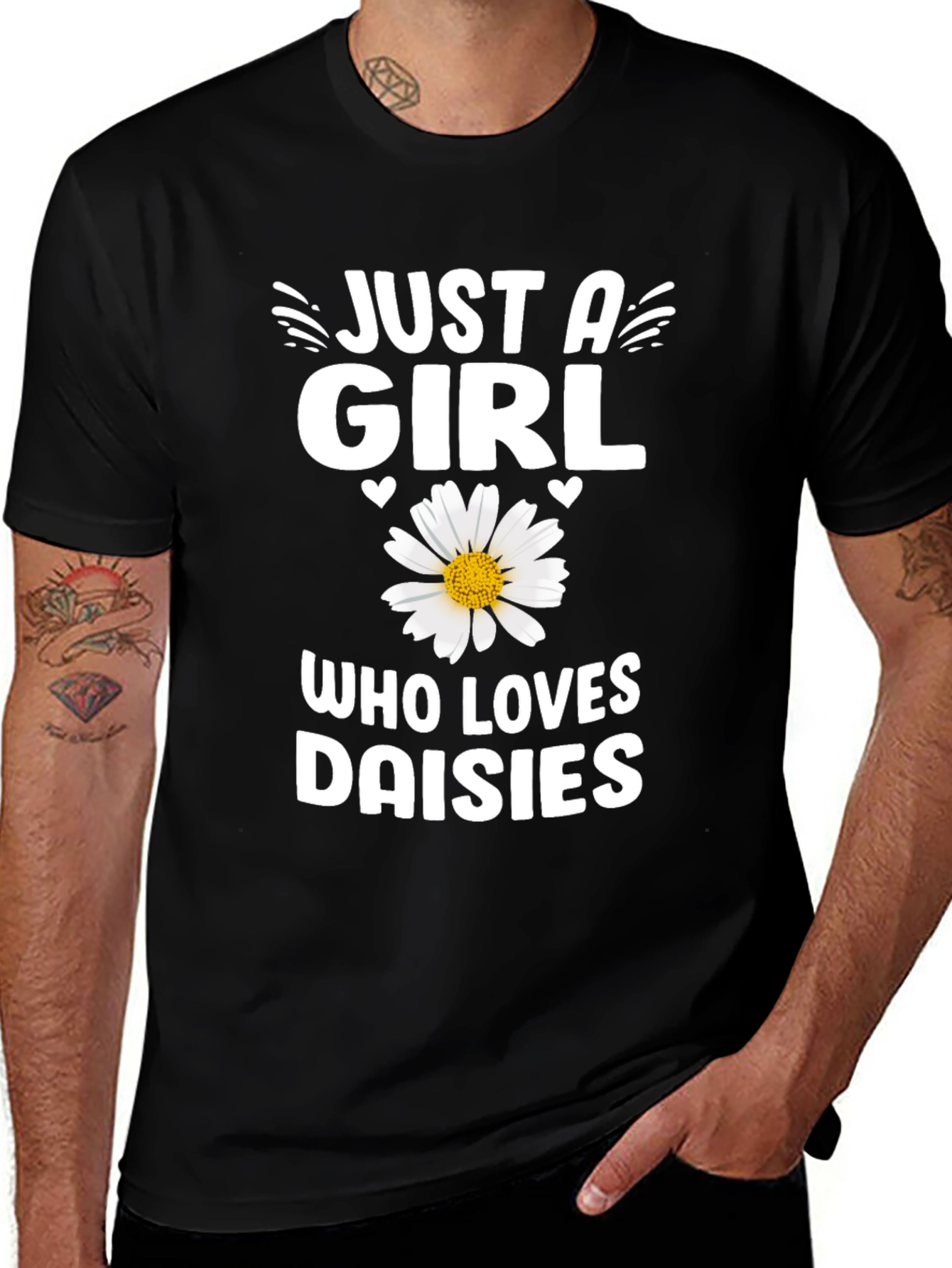 Just A Girl Who Loves Daisies T-Shirt