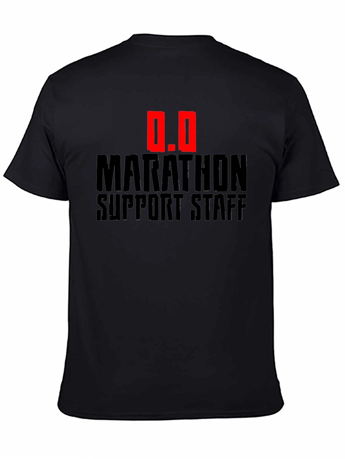 Marathon Support Staff T-Shirt - Black