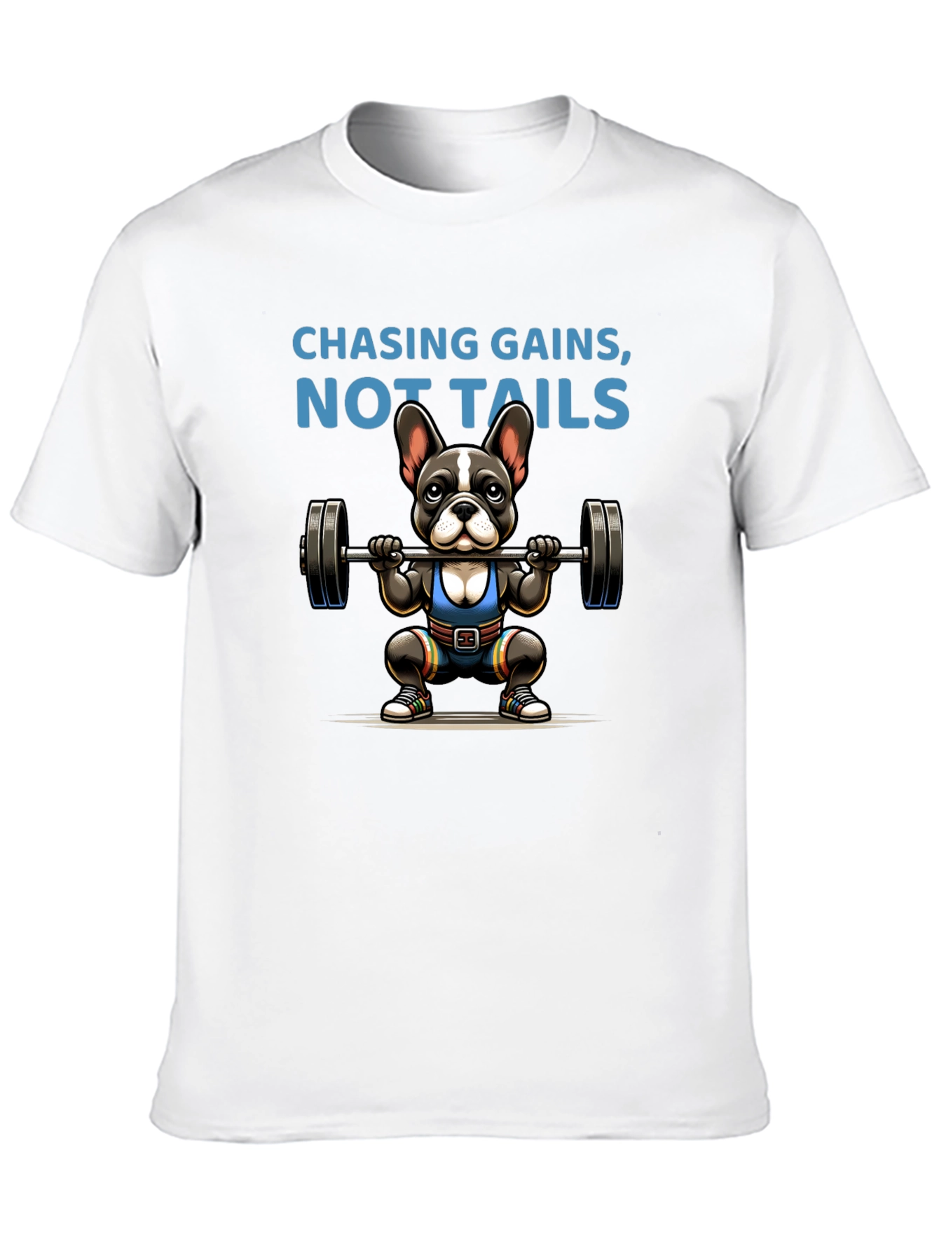 Chasing Gains Dog Graphic T-Shirt