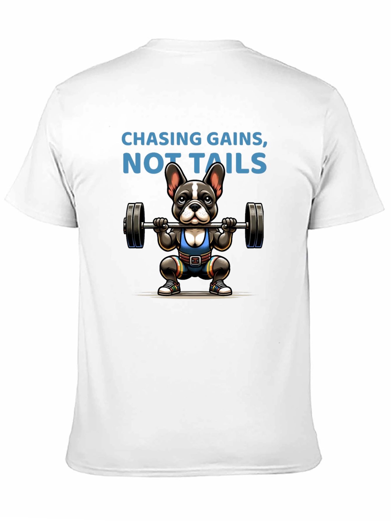 Chasing Gains Dog Graphic T-Shirt