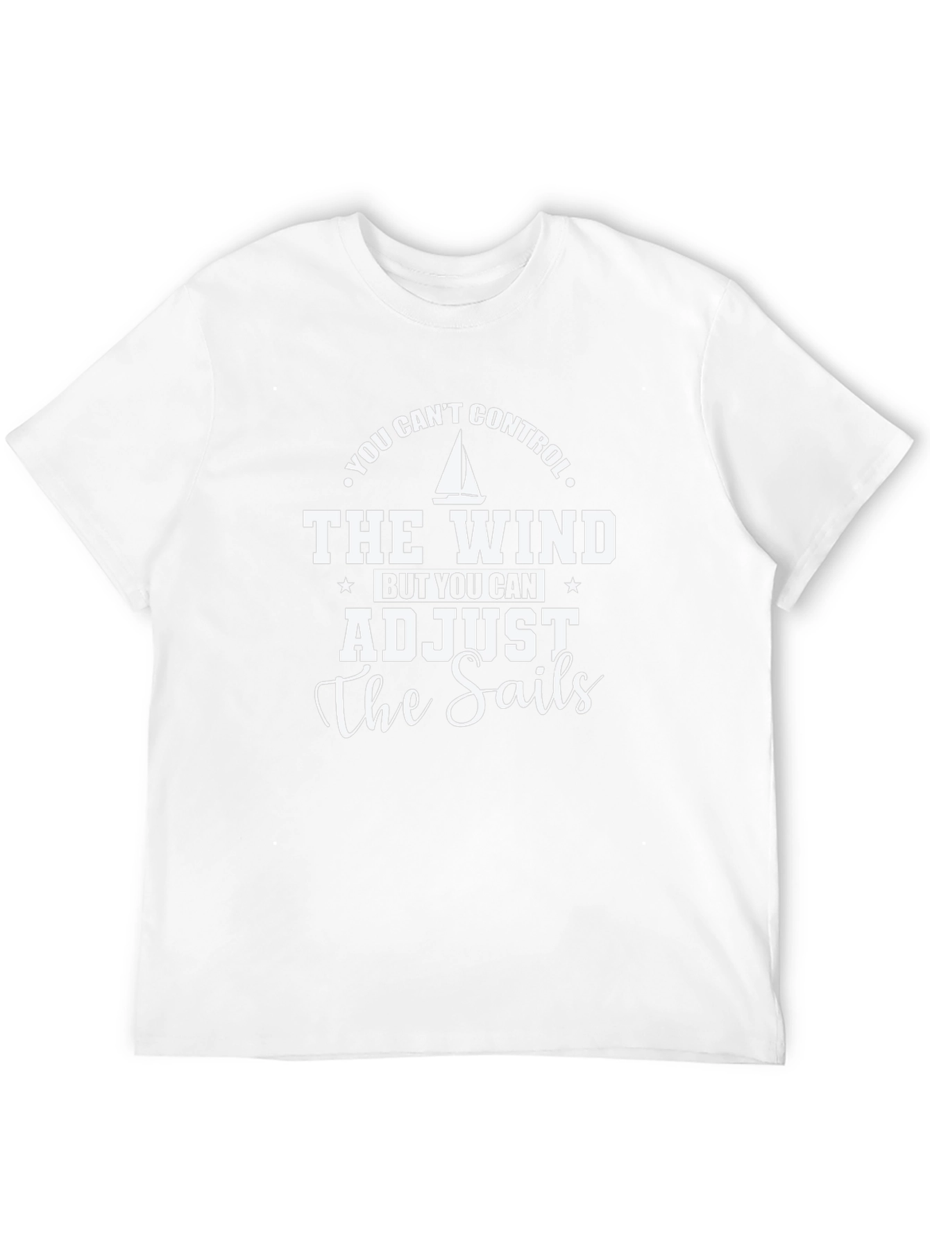Adjust the Sails T-Shirt Black Graphic Tee