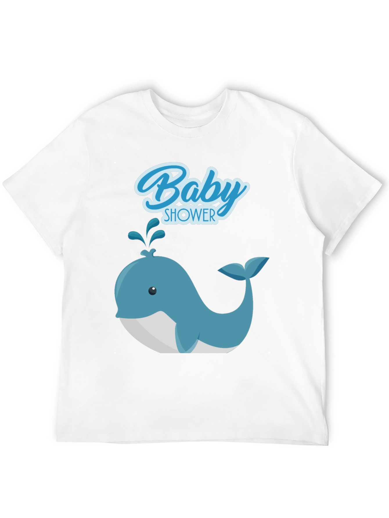 Baby Shower Whale Graphic Tee - Soft Cotton T-Shirt