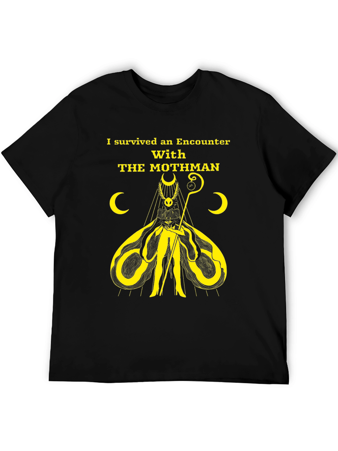 Mothman Encounter Survivor Graphic Tee
