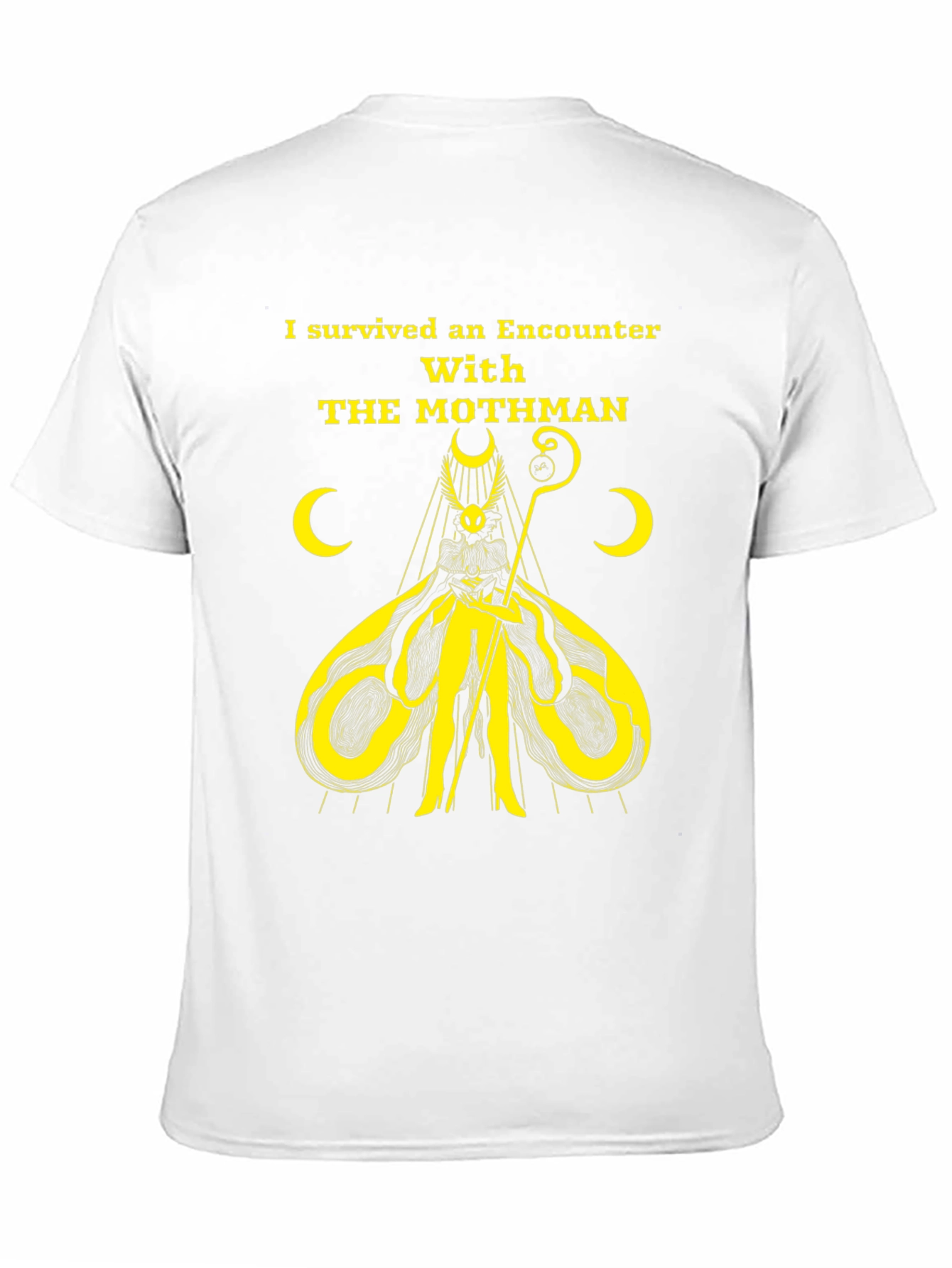 Mothman Encounter Survivor Graphic Tee