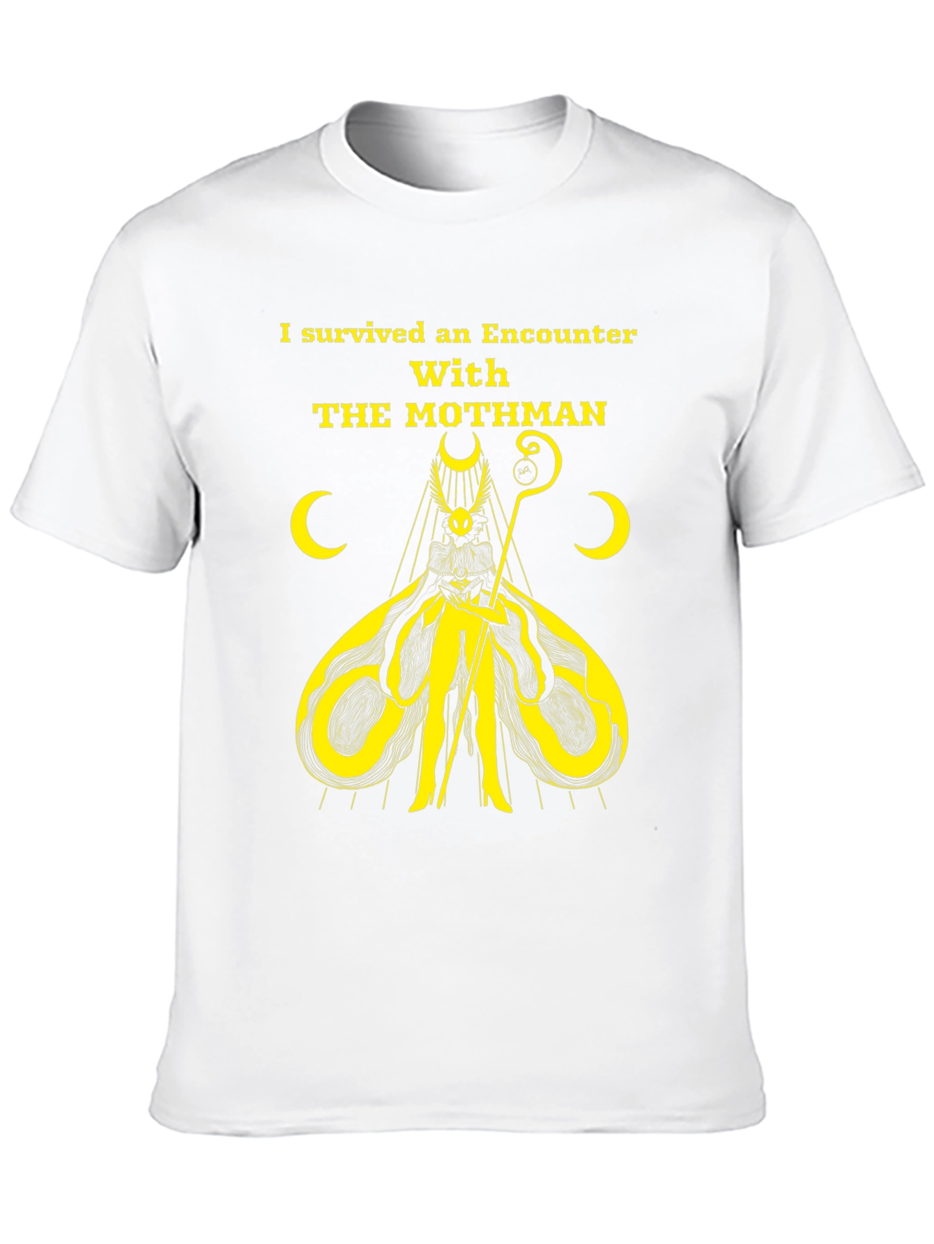 Mothman Encounter Survivor Graphic Tee