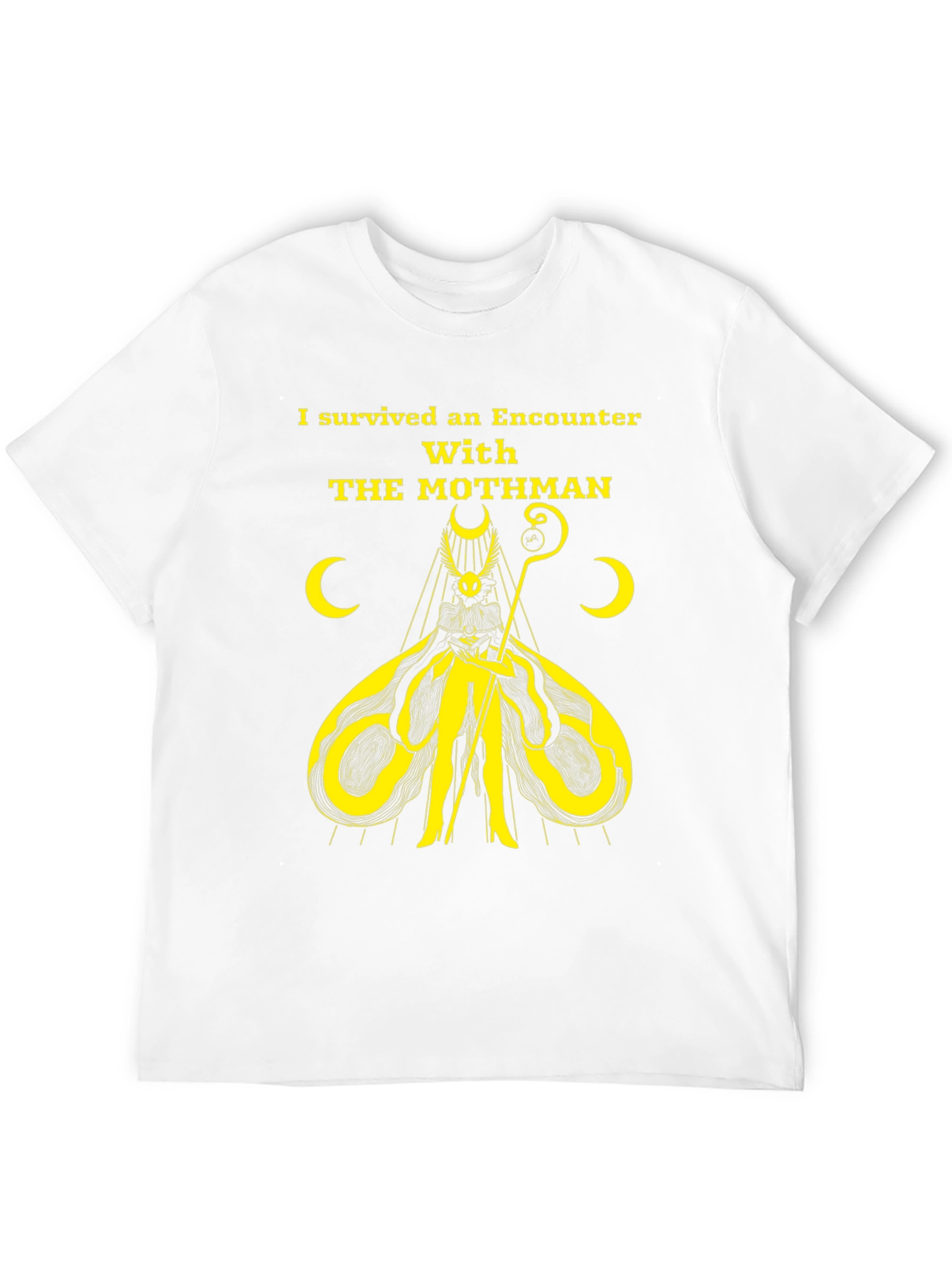 Mothman Encounter Survivor Graphic Tee
