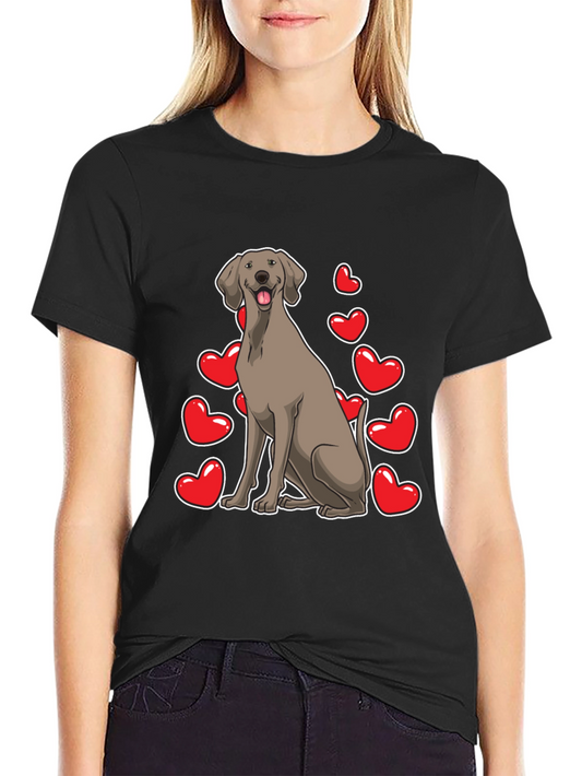 Cute Dog Hearts T-Shirt – Adorable Dog Lover Graphic Tee Gift