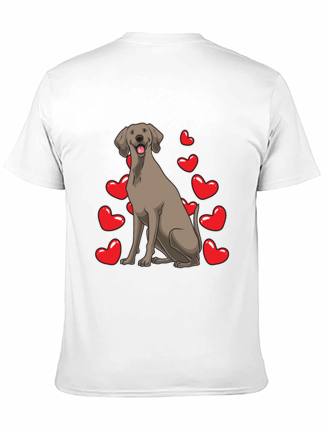 Cute Dog Hearts T-Shirt – Adorable Dog Lover Graphic Tee Gift