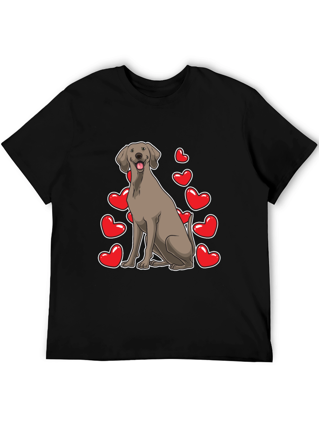 Cute Dog Hearts T-Shirt – Adorable Dog Lover Graphic Tee Gift