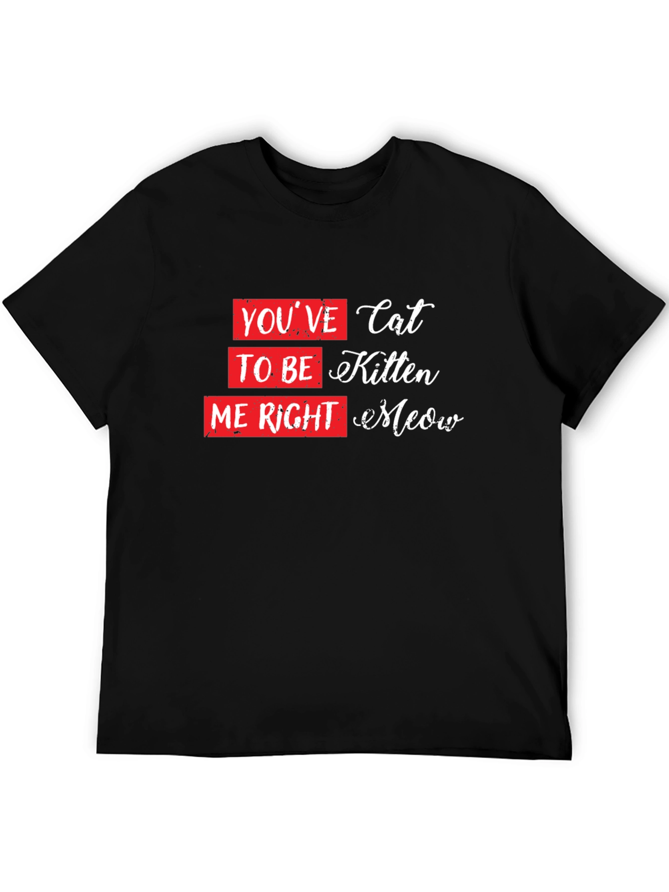 Youve Cat to be Kitten Me Right Meow T-Shirt