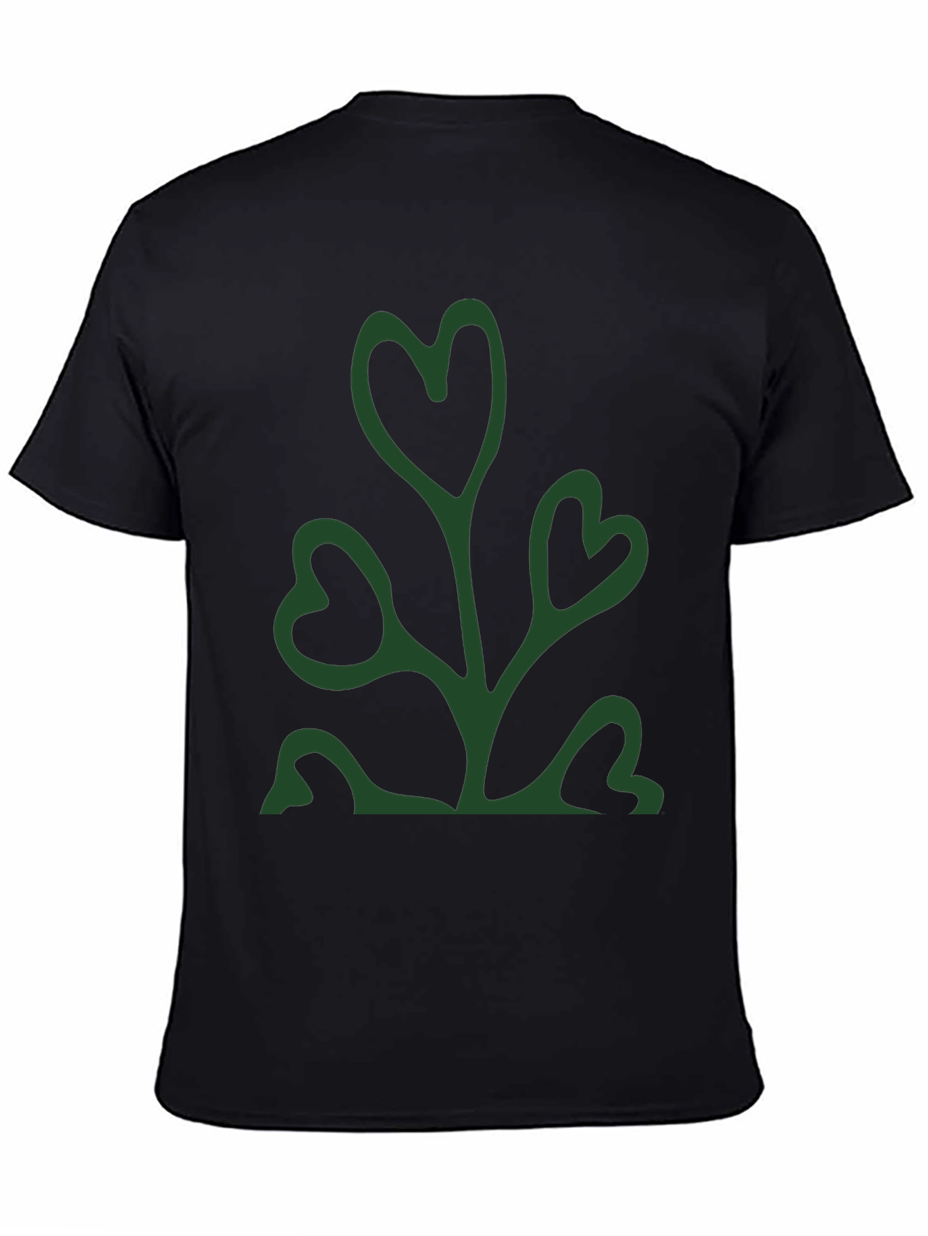 Heart Leaf Graphic Tee - Trendy & Unique