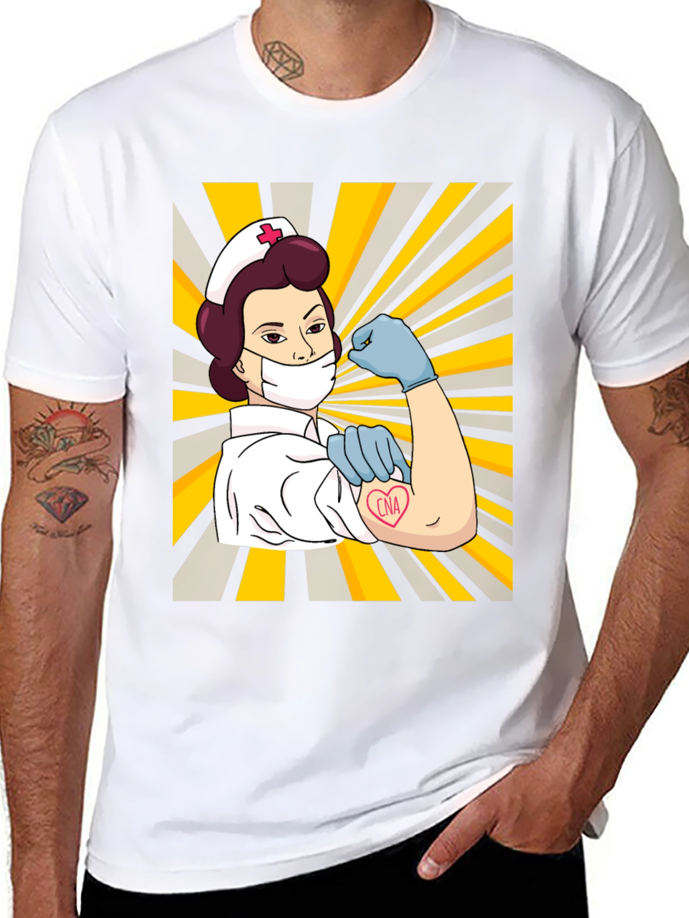 CNA Nurse Graphic T-Shirt
