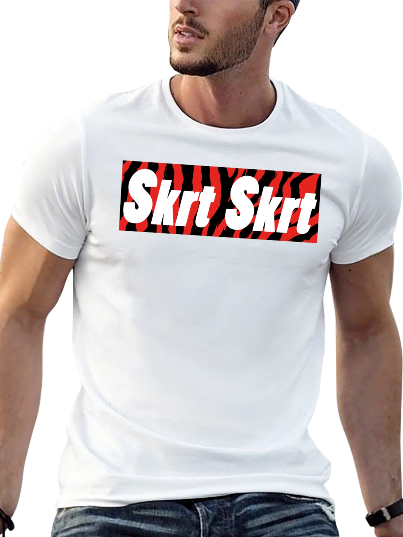 Skrt Skrt Zebra Stripe T-Shirt