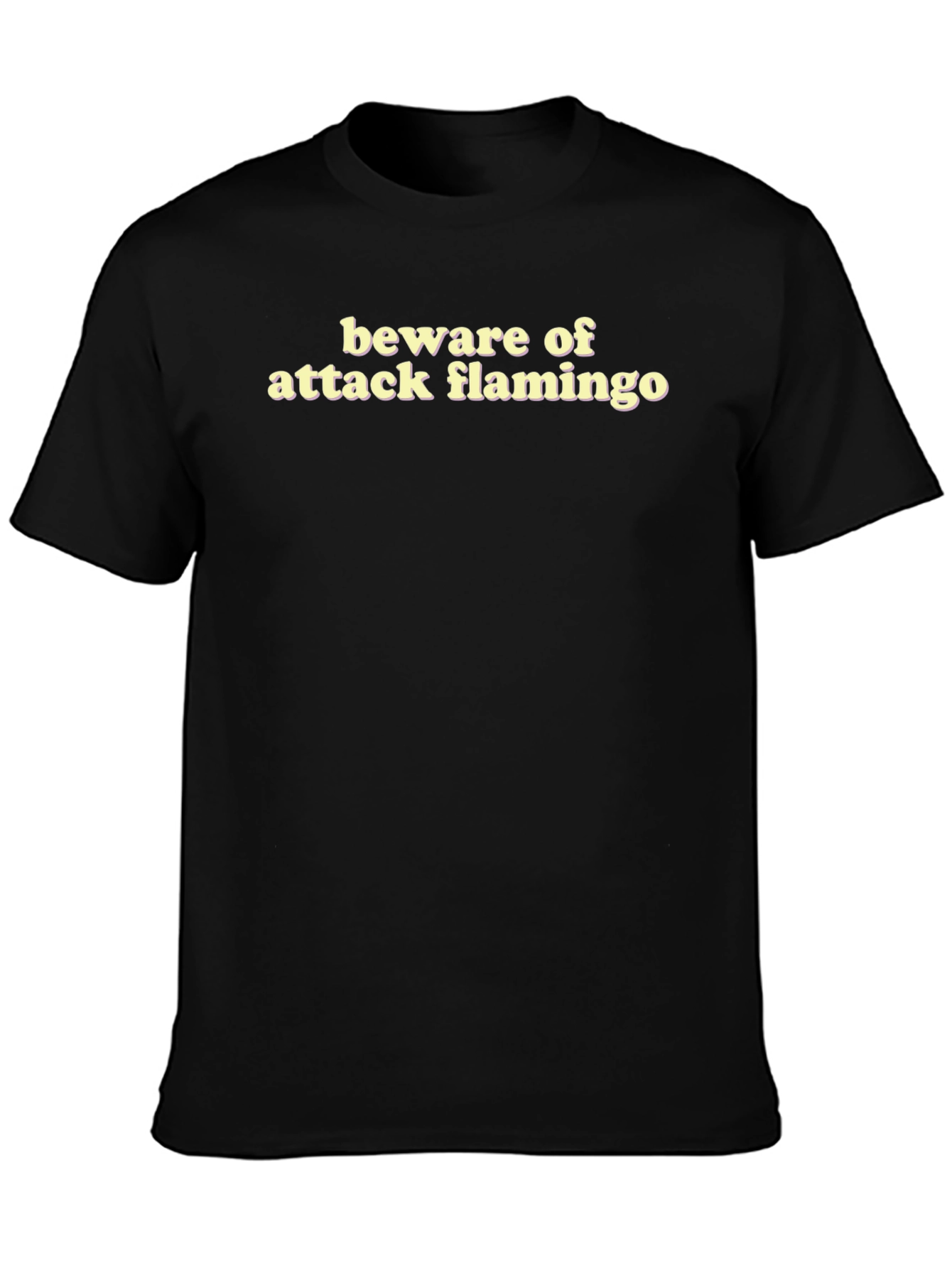 Beware of Attack Flamingo T-Shirt