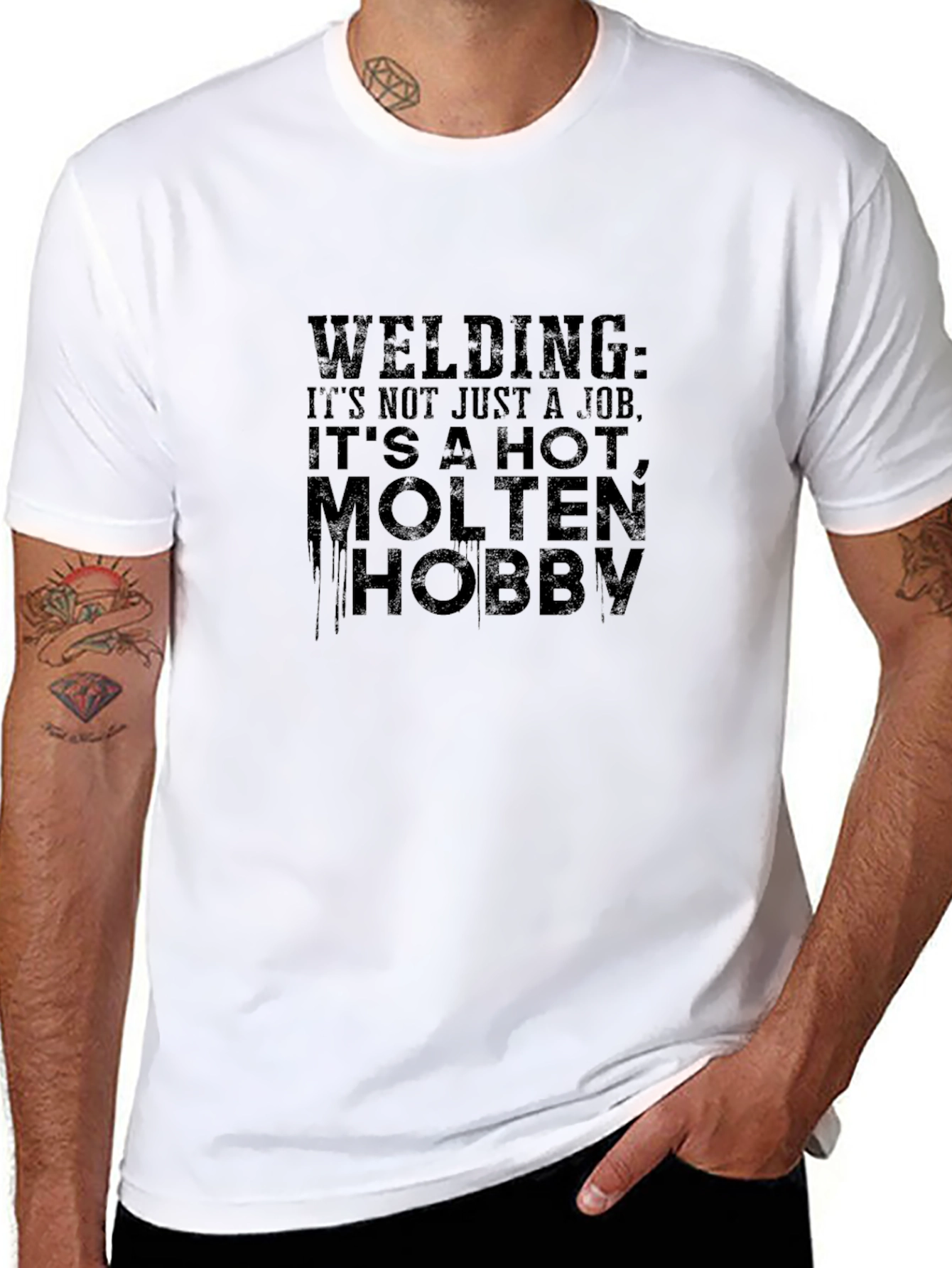 Welding Hobby T-Shirt - Hot Molten Design