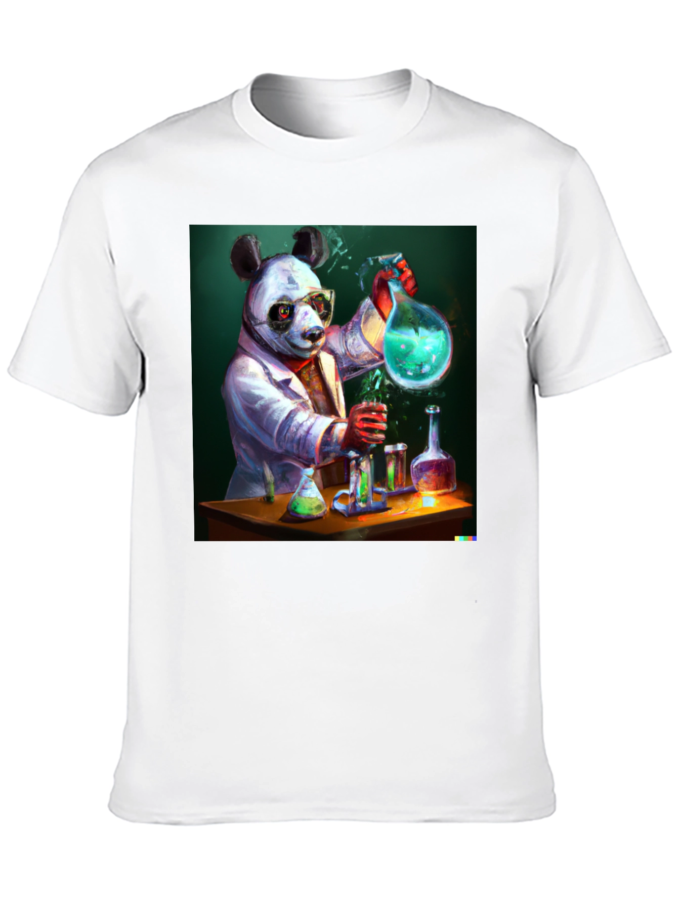 Scientist Panda Graphic Tee