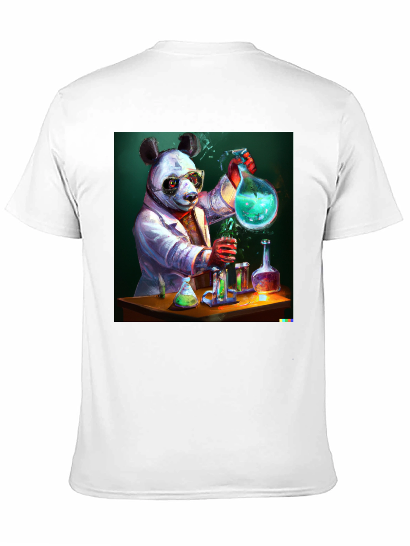 Scientist Panda Graphic Tee