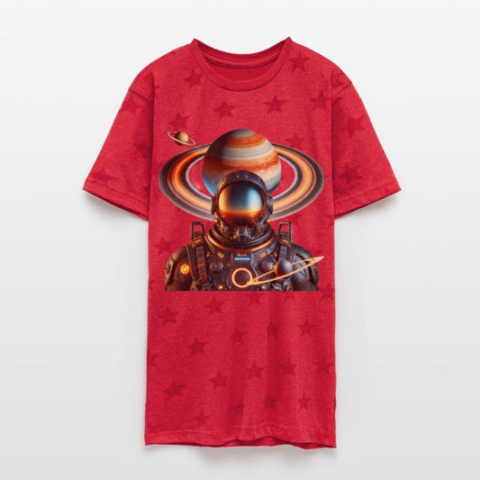 Galactic Guardian: Astronaut Staring into the Cosm