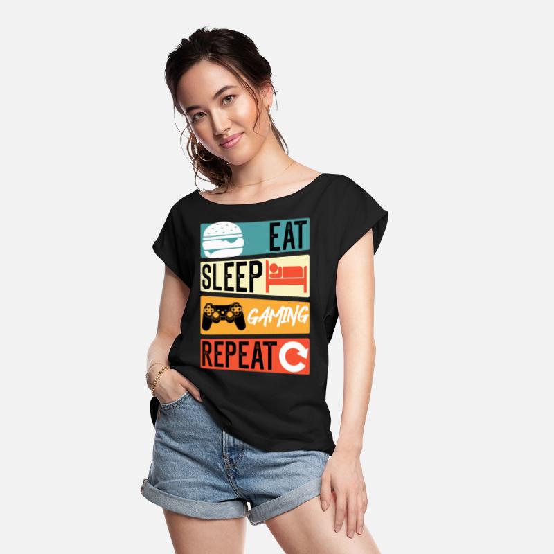 Gamer Brain Eat Sleep Gaming Repeat Gambling