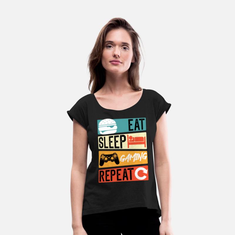 Gamer Brain Eat Sleep Gaming Repeat Gambling