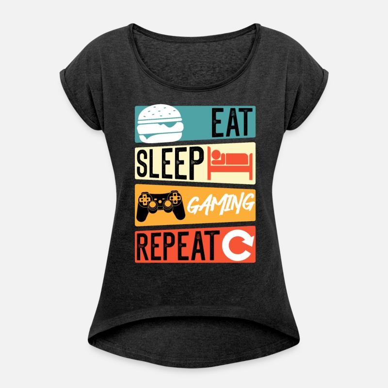 Gamer Brain Eat Sleep Gaming Repeat Gambling