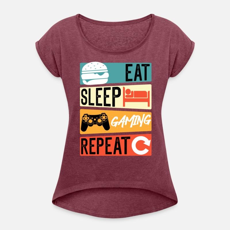 Gamer Brain Eat Sleep Gaming Repeat Gambling