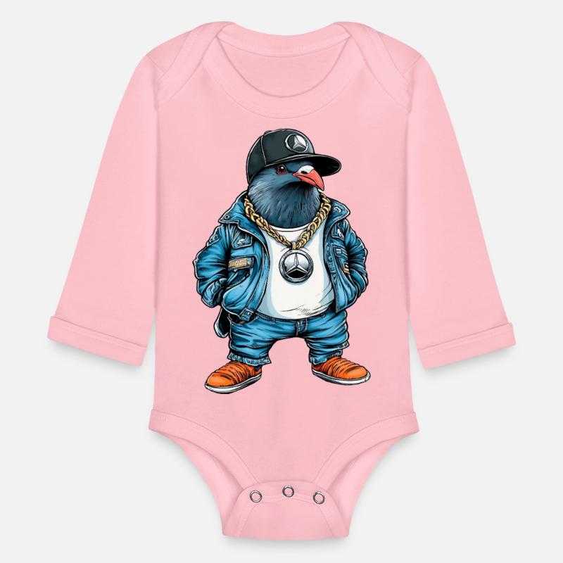 Gangster Pigeon with a Gold Chain