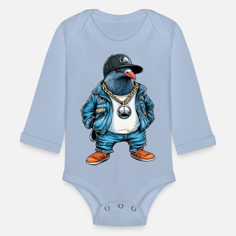 Gangster Pigeon with a Gold Chain