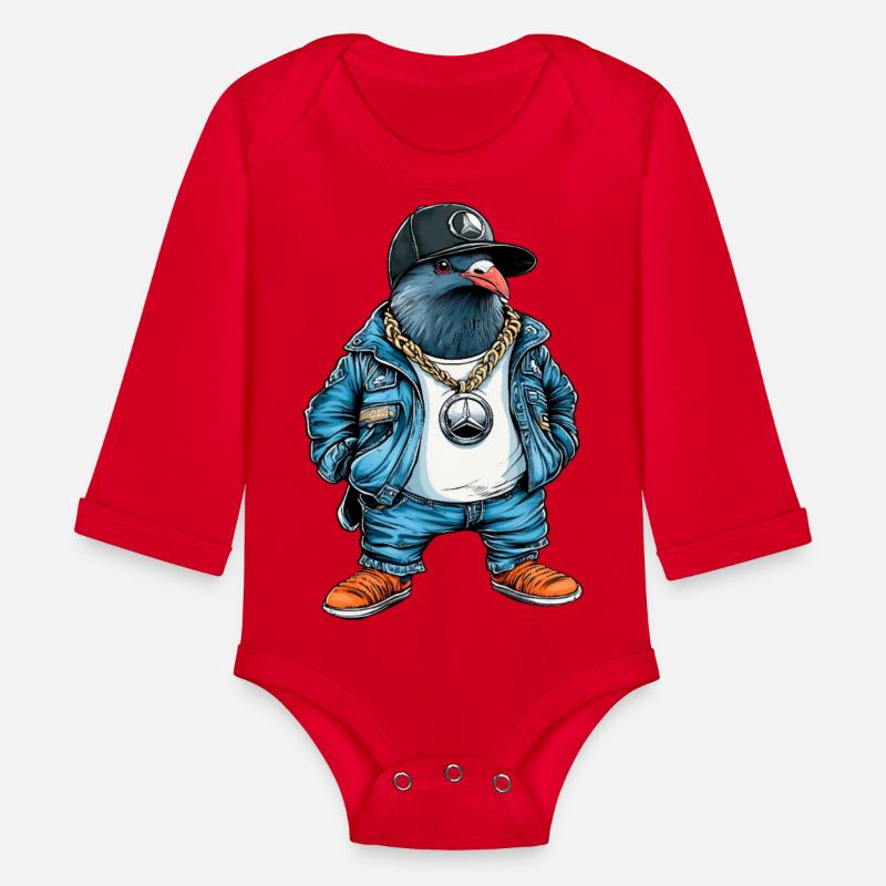 Gangster Pigeon with a Gold Chain