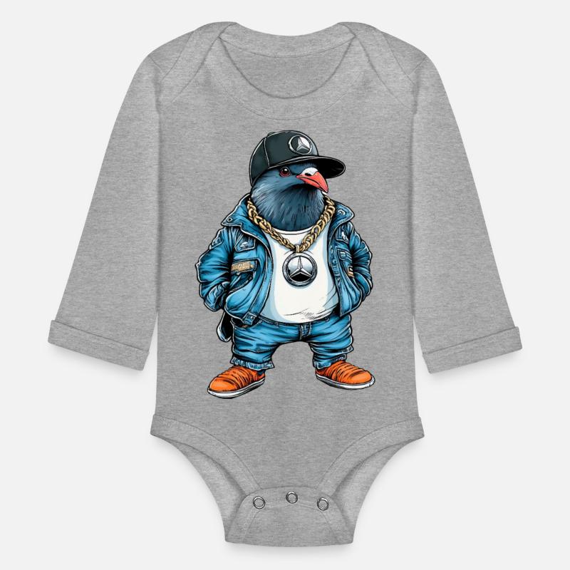 Gangster Pigeon with a Gold Chain