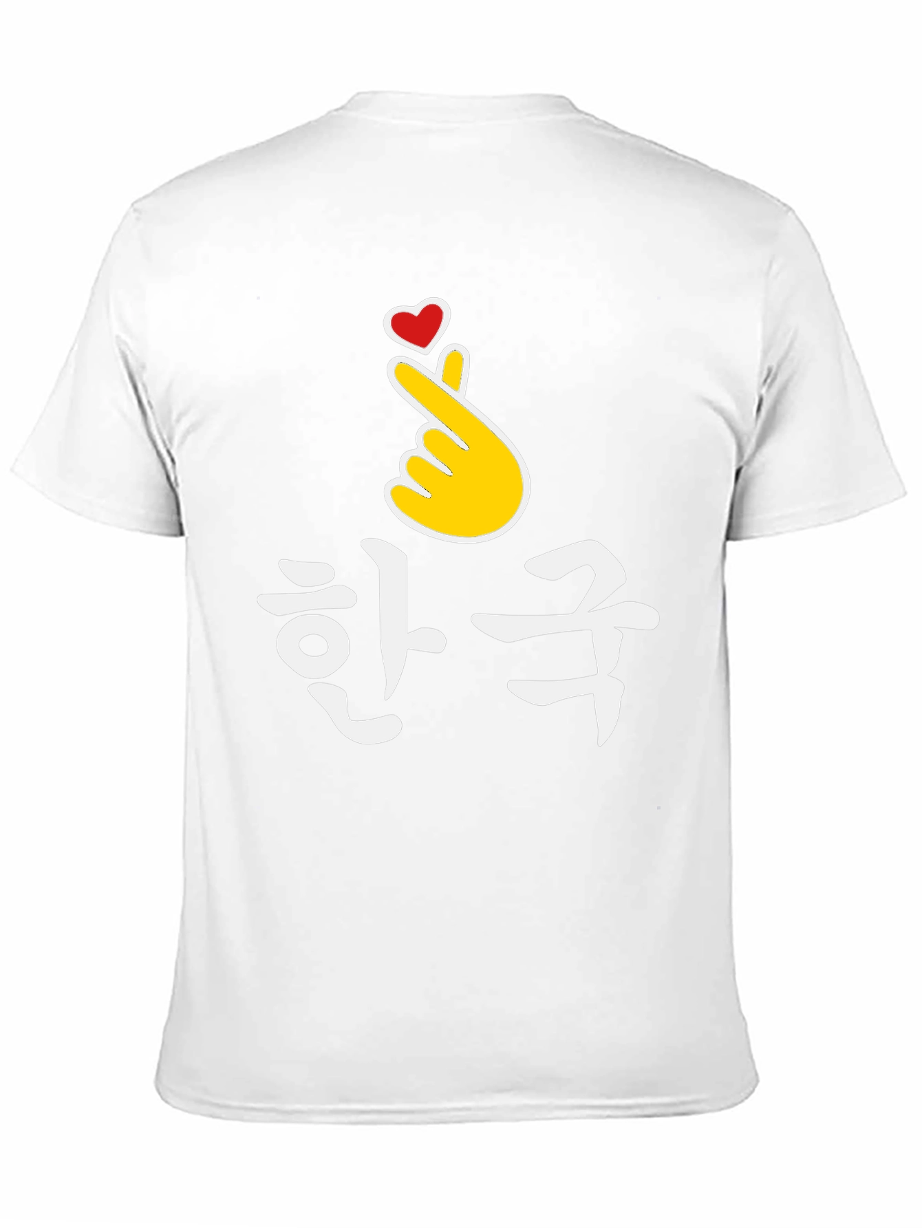 Korean Finger Heart T-Shirt - K-Pop Love