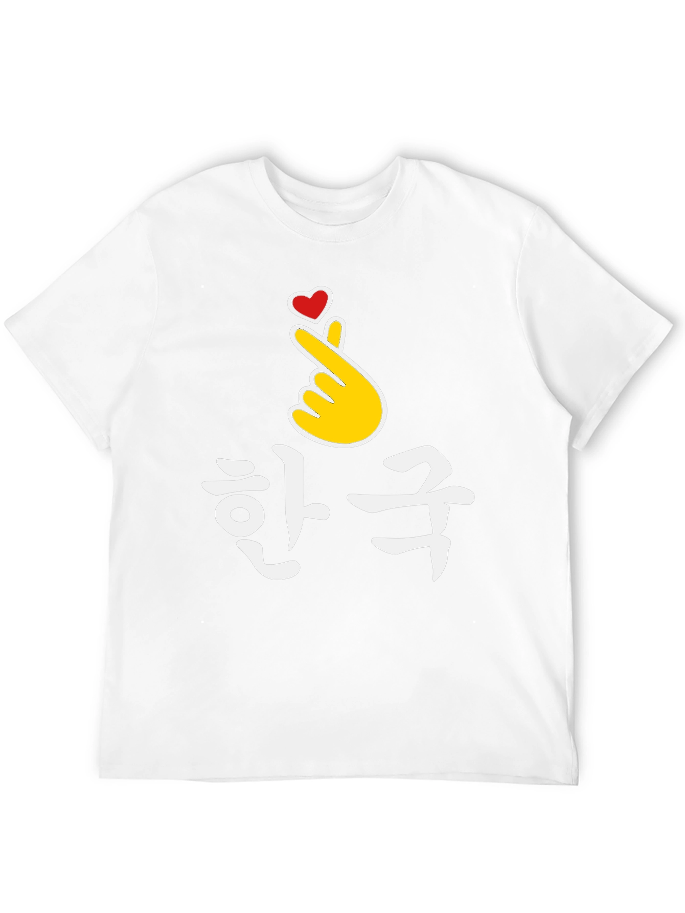 Korean Finger Heart T-Shirt - K-Pop Love