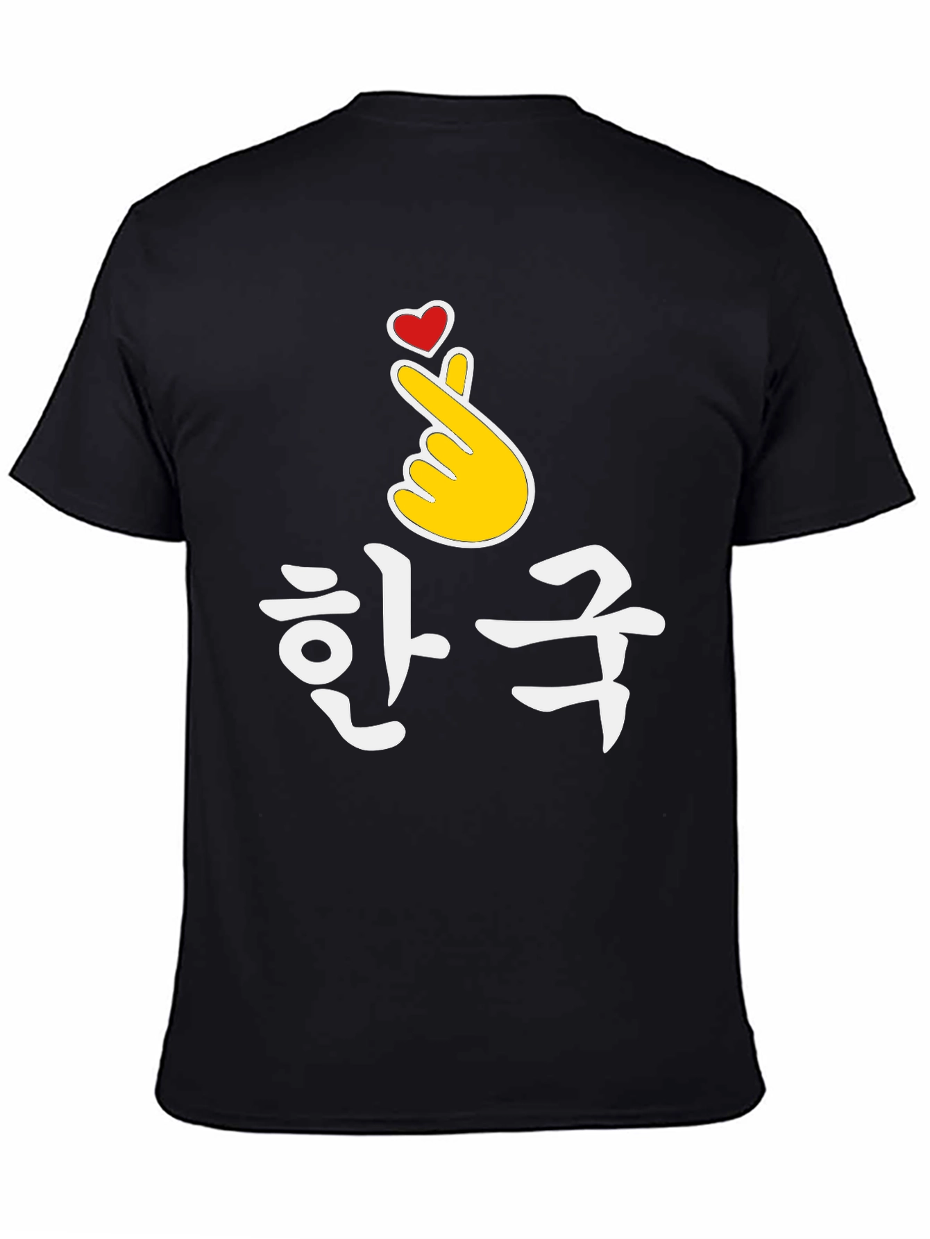 Korean Finger Heart T-Shirt - K-Pop Love