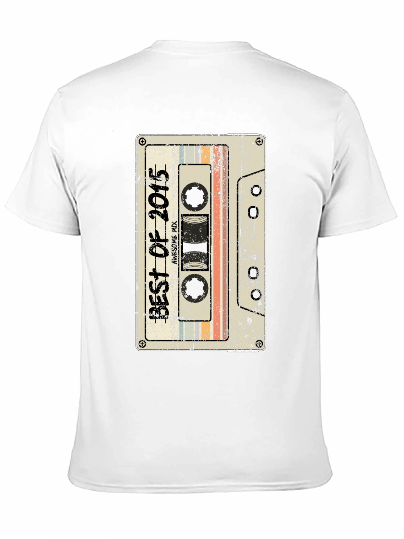 Retro Best of 2015 Cassette Tape Graphic T-Shirt