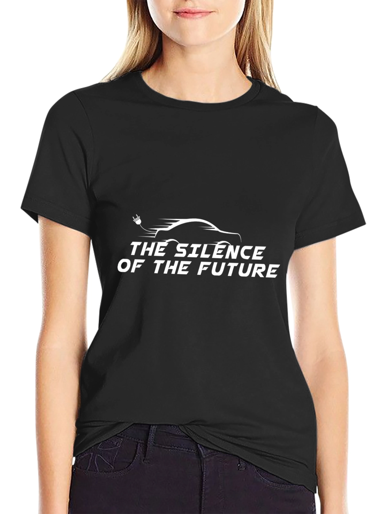 The Silence of the Future Black T-Shirt