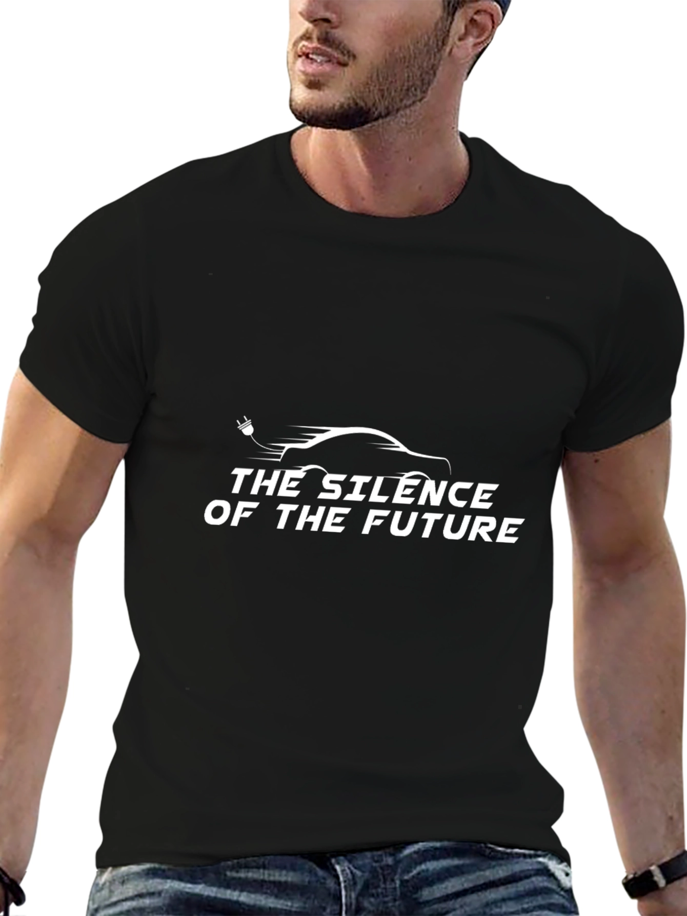 The Silence of the Future Black T-Shirt
