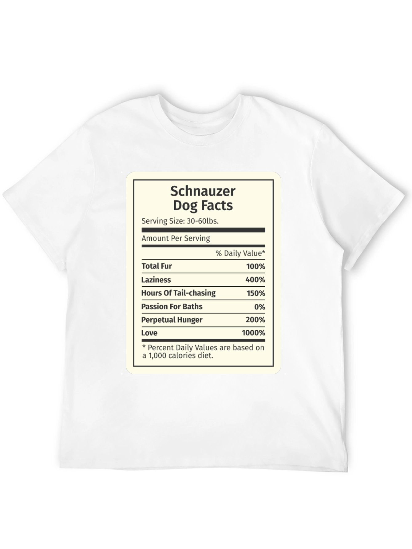 Funny Schnauzer Dog Facts T-Shirt