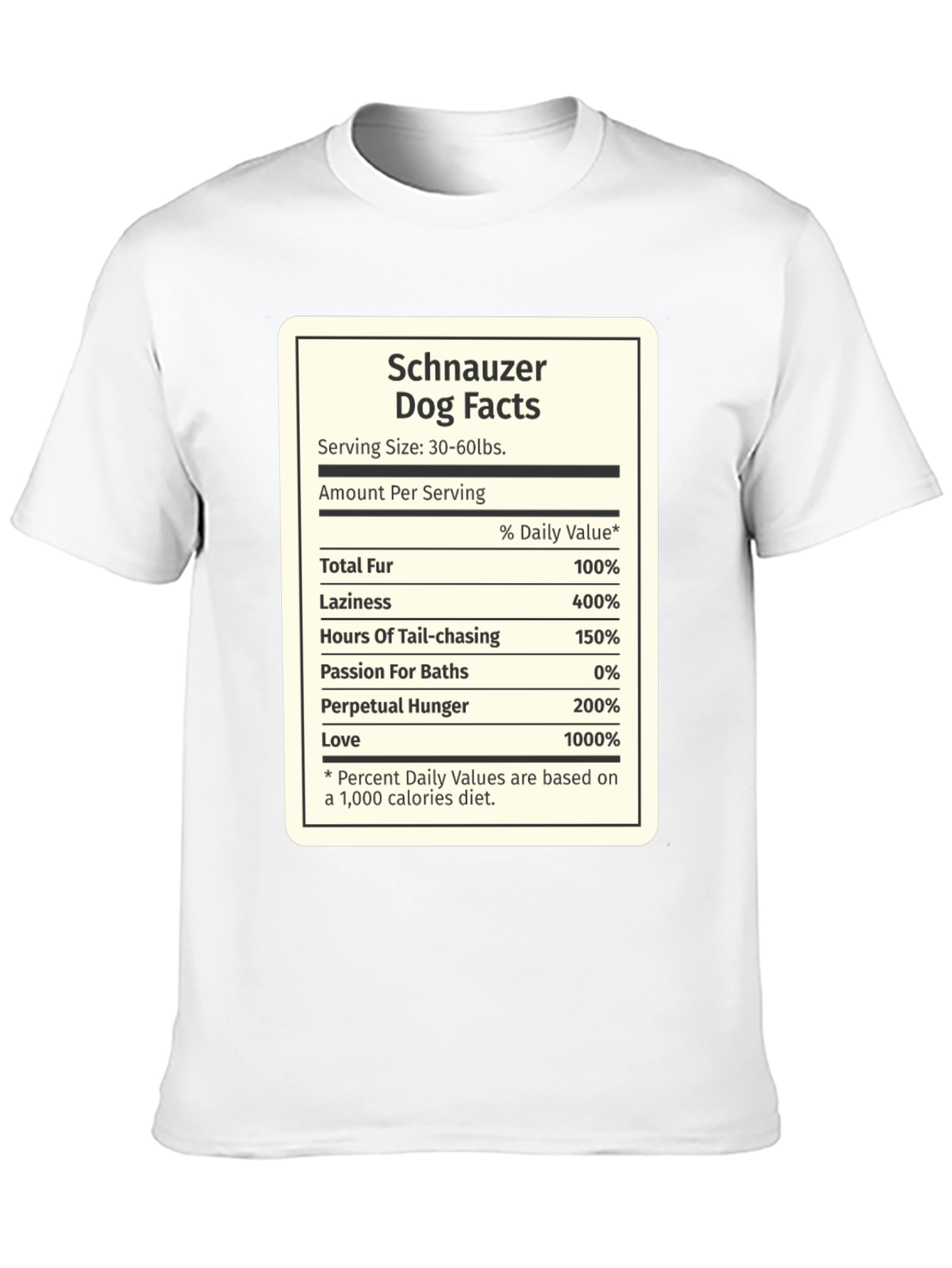 Funny Schnauzer Dog Facts T-Shirt