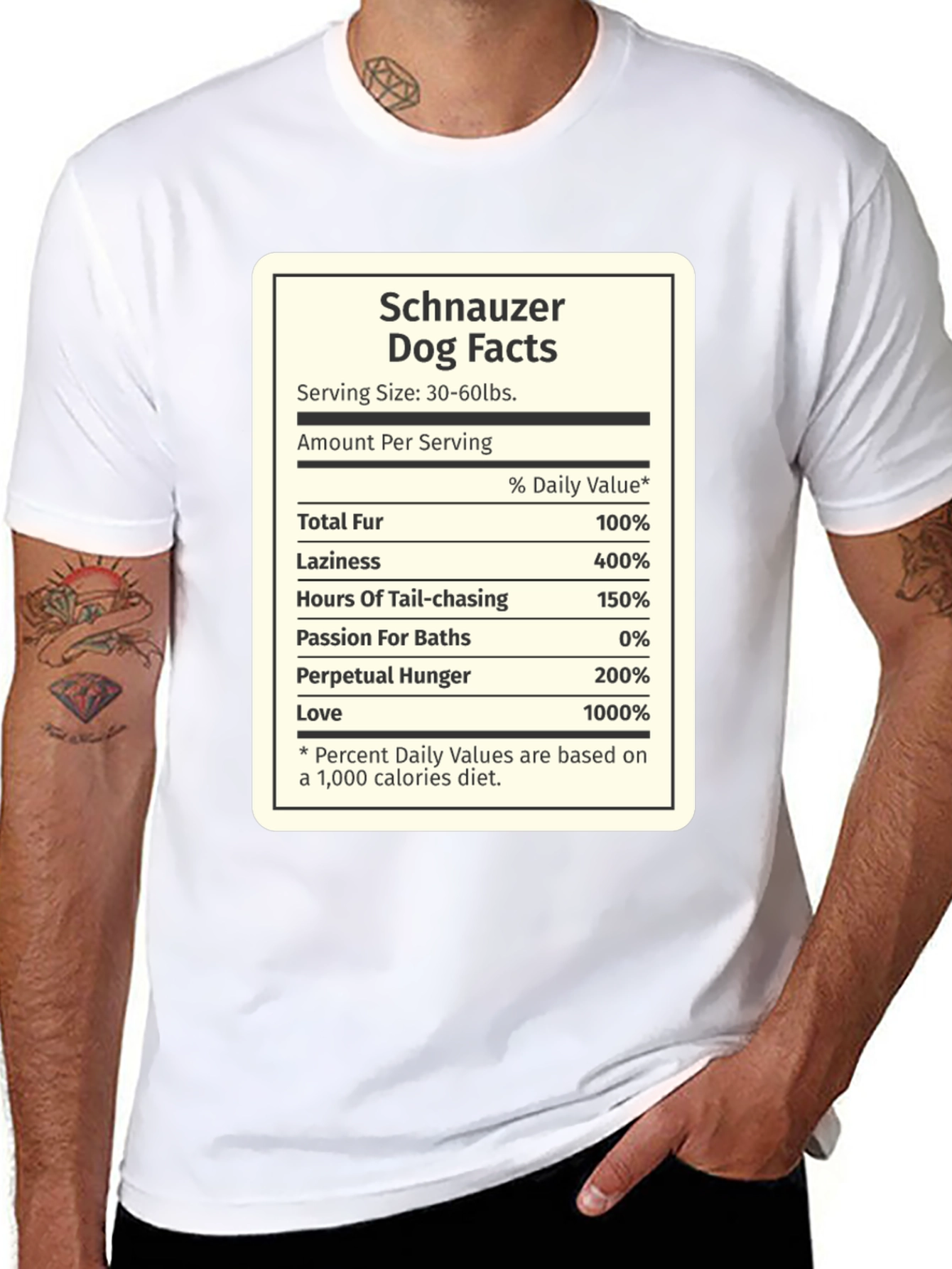 Funny Schnauzer Dog Facts T-Shirt