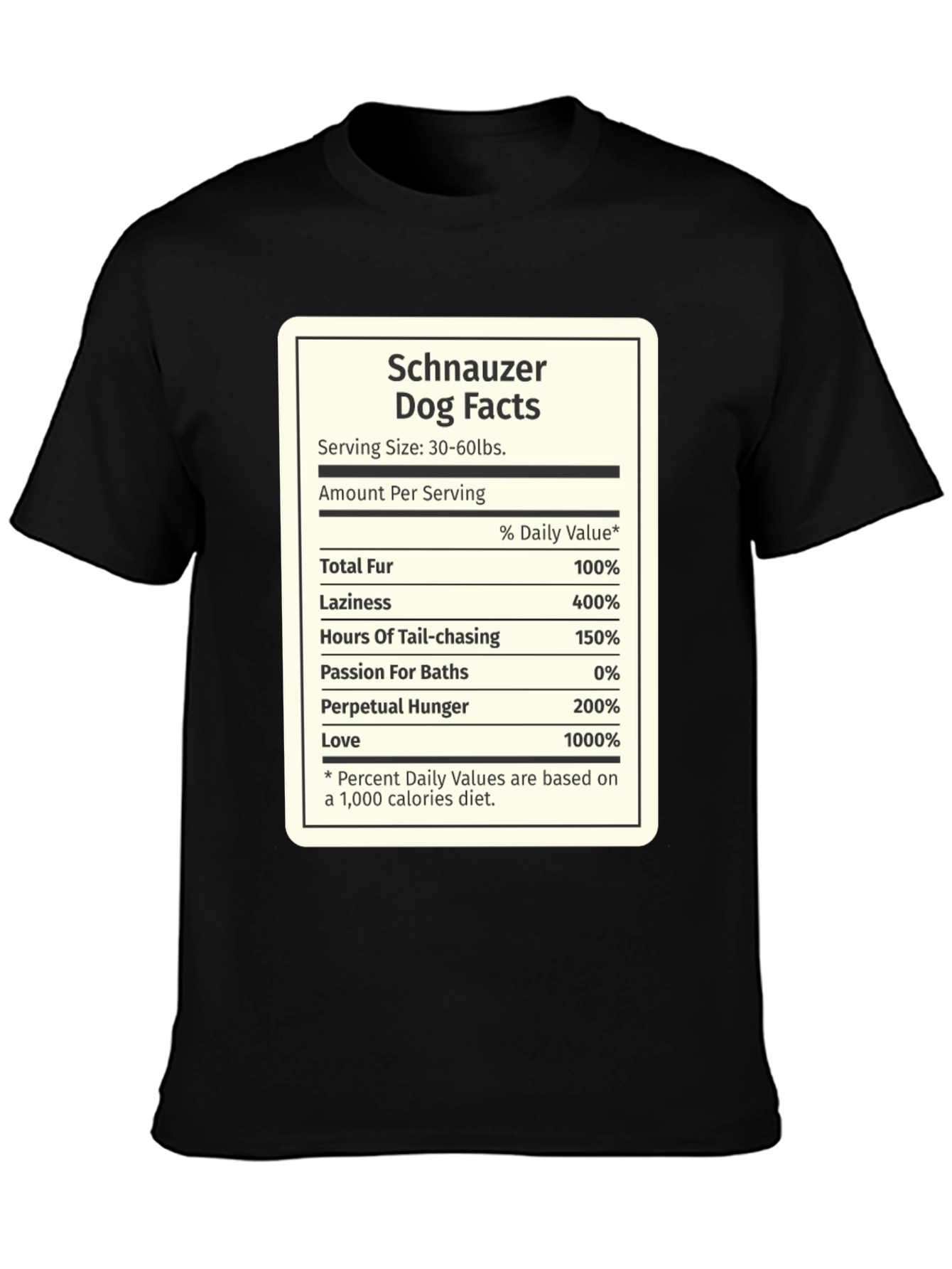 Funny Schnauzer Dog Facts T-Shirt