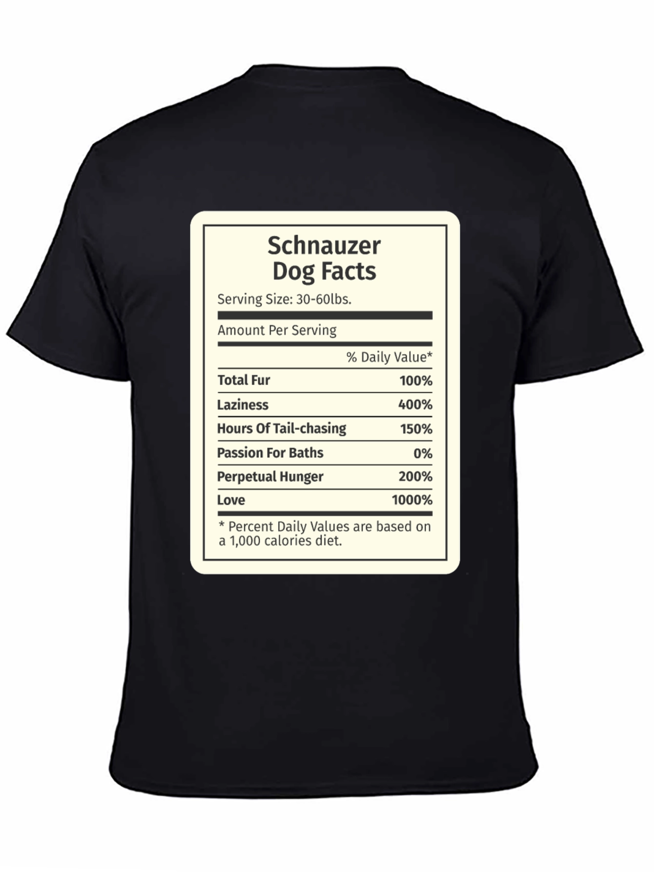 Funny Schnauzer Dog Facts T-Shirt