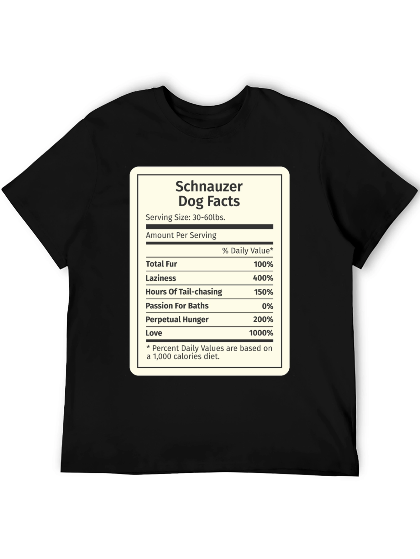 Funny Schnauzer Dog Facts T-Shirt