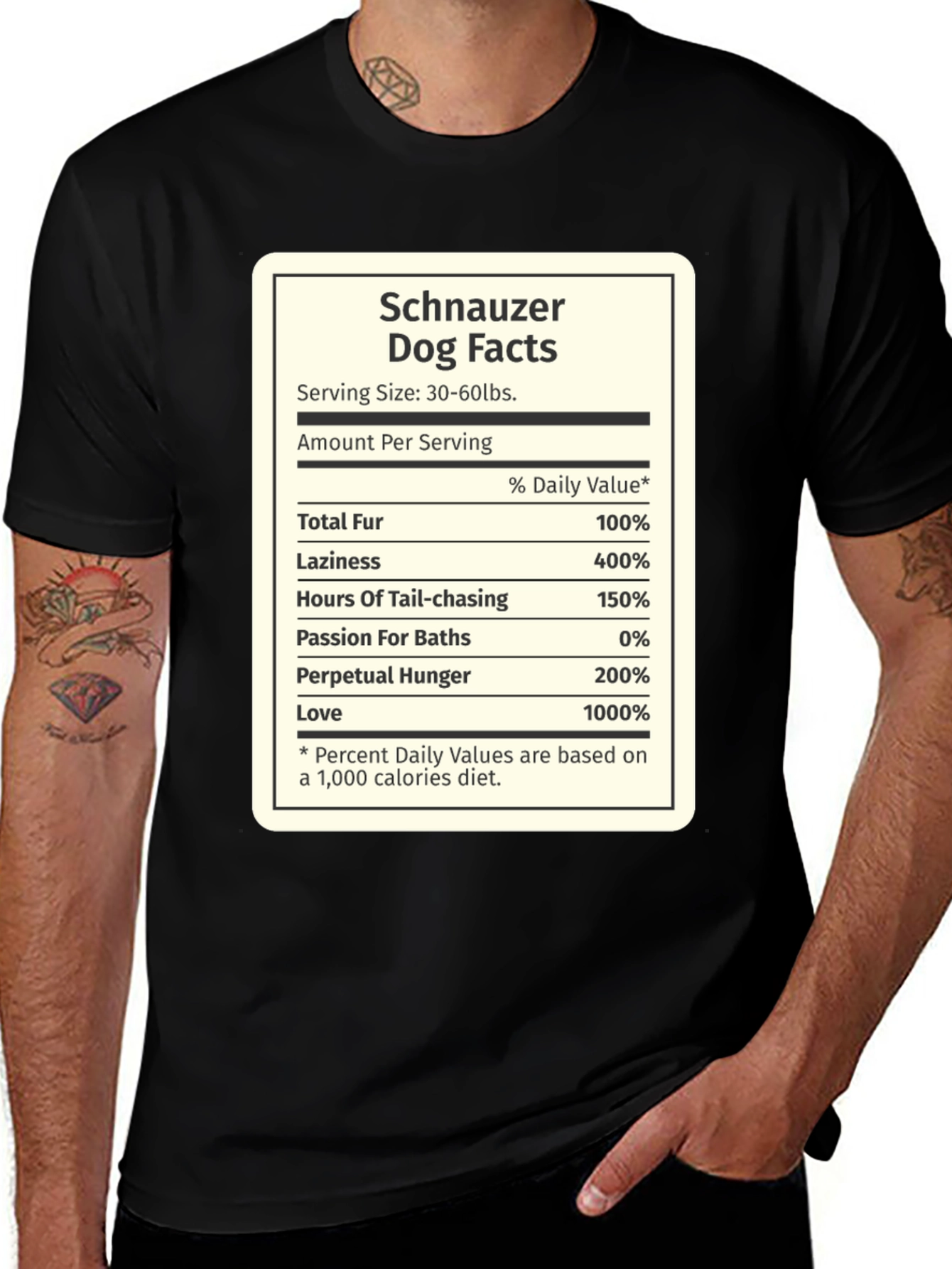 Funny Schnauzer Dog Facts T-Shirt