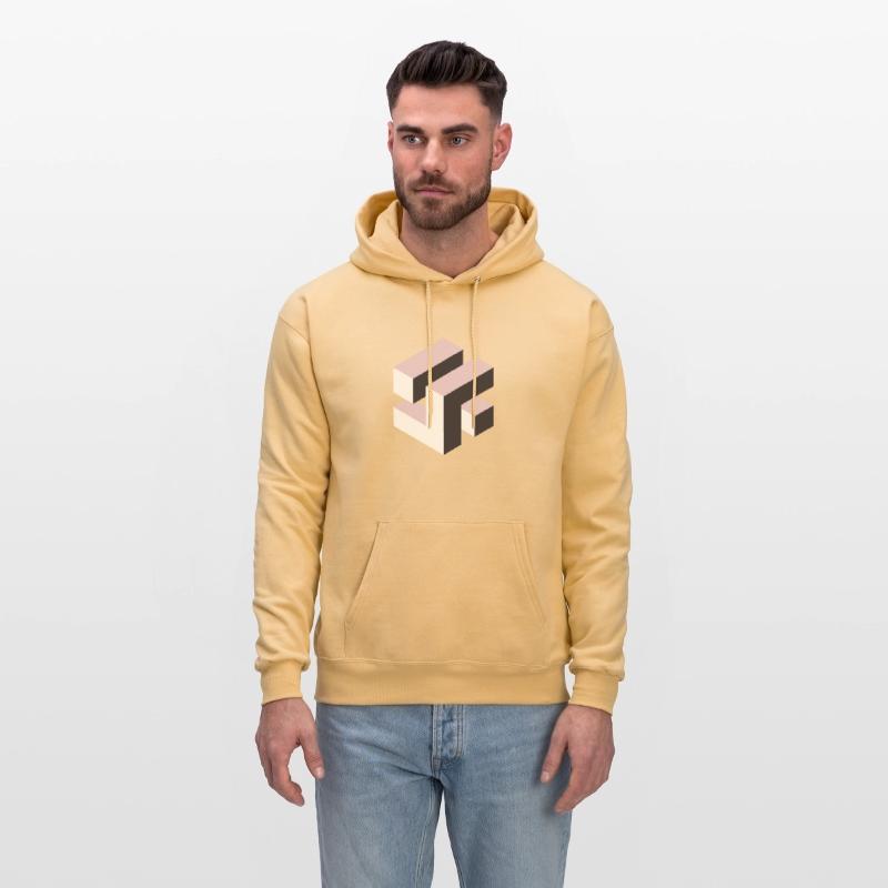 geometric 3D cube design