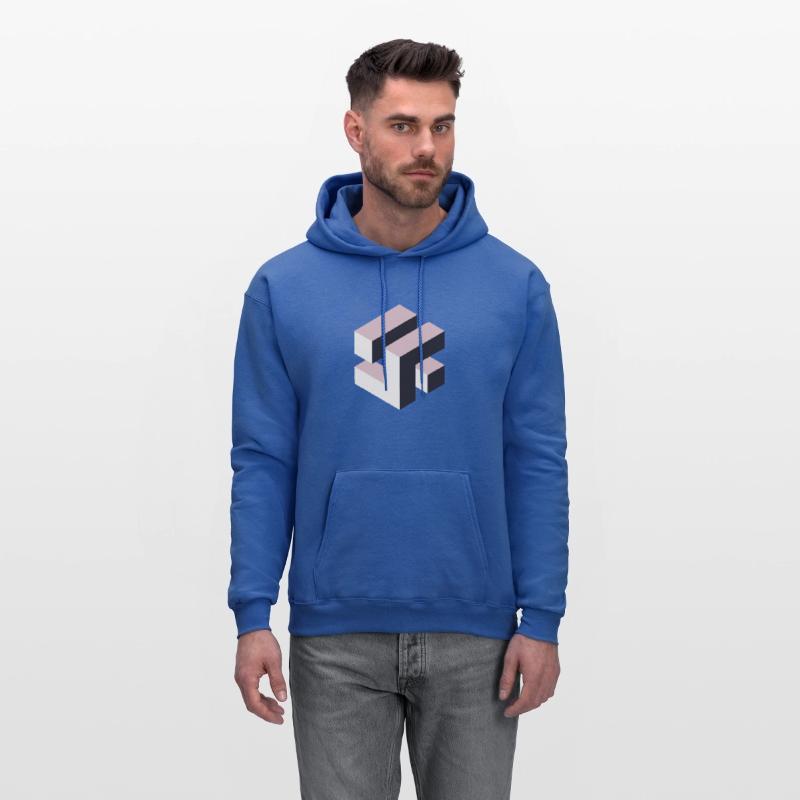 geometric 3D cube design